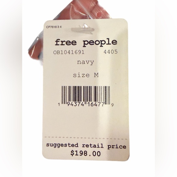 NWT-FREE PEOPLE We The Free Corduroy Military band Jacket 💙💜❤️ - Picture 8 of 8